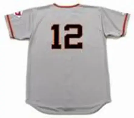 EDDIE STANKY New York Giants 1951 Majestic Throwback Away Baseball Jersey 