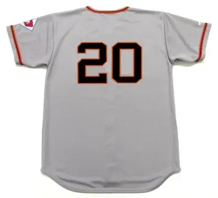 MONTE IRVIN New York Giants 1951 Majestic Throwback Away Baseball Jersey 