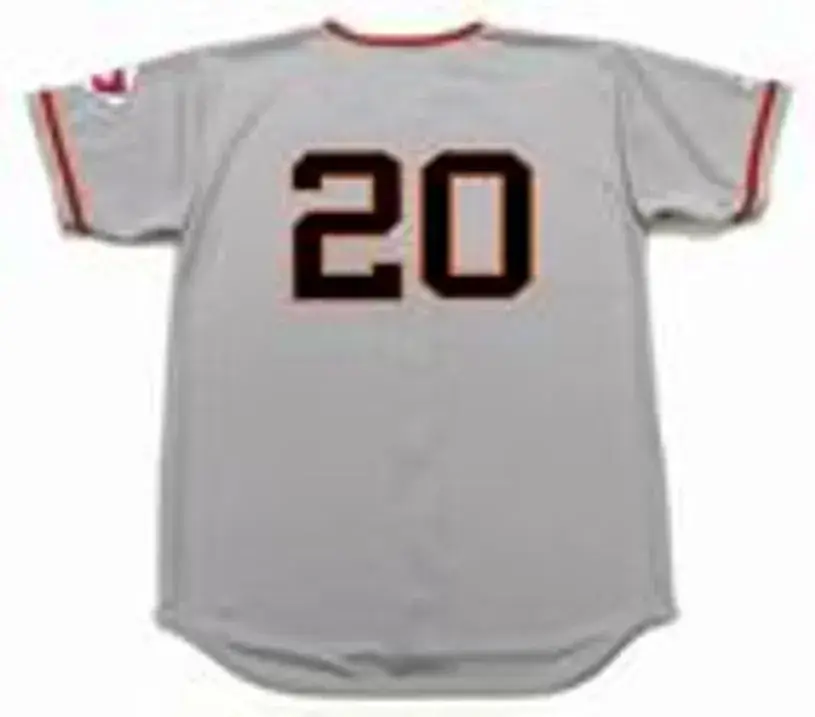 MONTE IRVIN New York Giants 1951 Majestic Throwback Away Baseball Jersey 