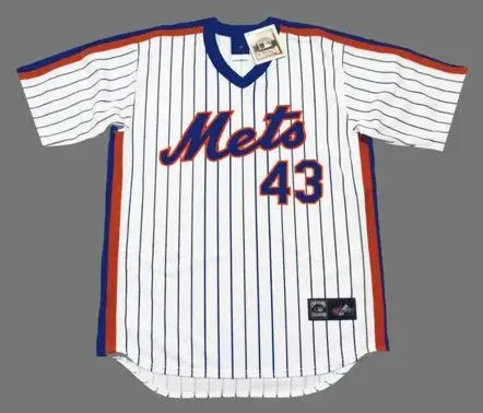 BILLY BEANE New York Mets 1984 Majestic Cooperstown Home Baseball Jersey
