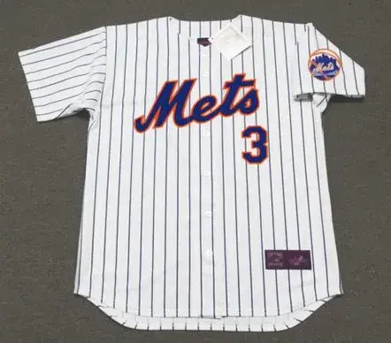 BUD HARRELSON New York Mets 1969 Home Majestic Baseball Throwback Jersey