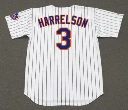 BUD HARRELSON New York Mets 1969 Home Majestic Baseball Throwback Jersey 