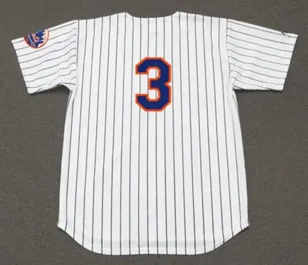 BUD HARRELSON New York Mets 1969 Home Majestic Baseball Throwback Jersey 