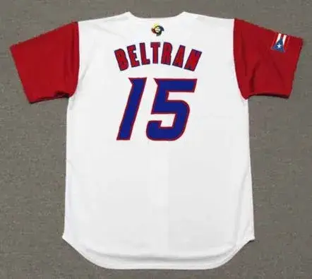 CARLOS BELTRAN Puerto Rico 2006 World Baseball Classic Throwback Jersey 