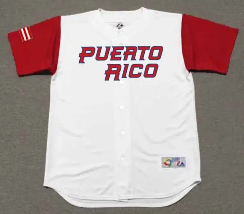 CARLOS DELGADO Puerto Rico 2006 World Baseball Classic Throwback Jersey