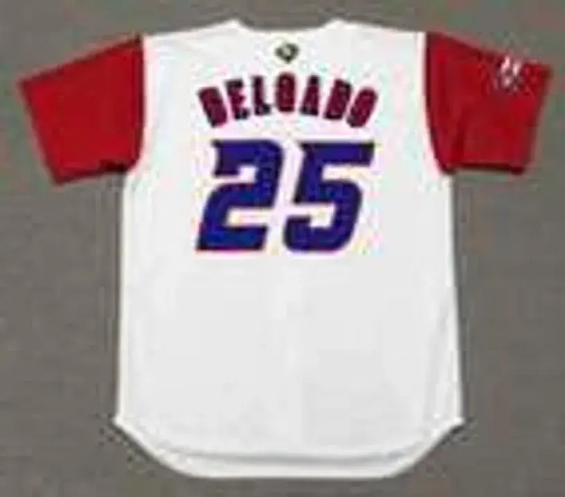 CARLOS DELGADO Puerto Rico 2006 World Baseball Classic Throwback Jersey 