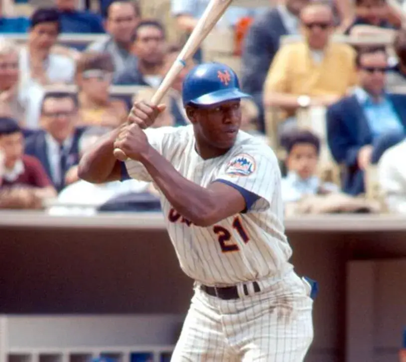 CLEON JONES New York Mets 1969 Home Majestic Throwback Baseball Jersey 