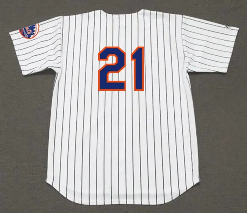 CLEON JONES New York Mets 1969 Home Majestic Throwback Baseball Jersey 