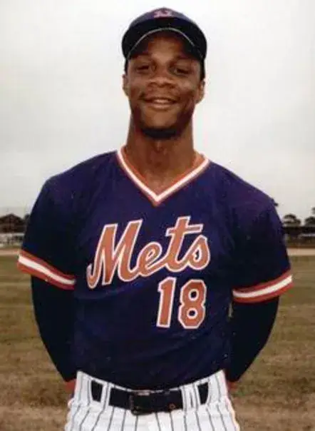 DARRYL STRAWBERRY New York Mets 1985 Majestic “St. Patrick’s Day” Baseball Throwback Jersey 