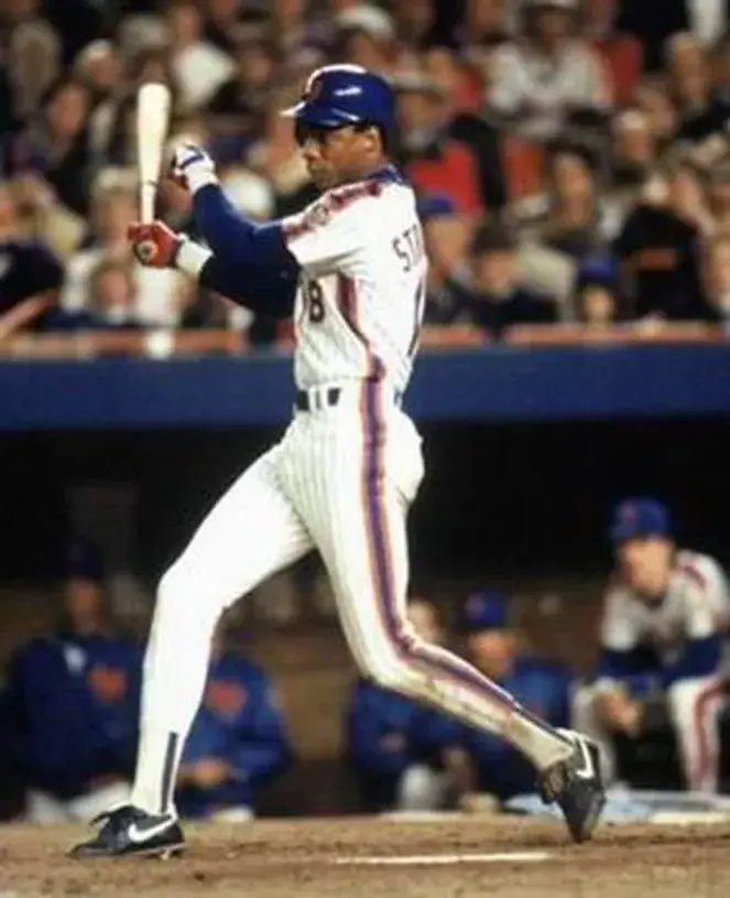 DARRYL STRAWBERRY New York Mets 1986 Majestic Cooperstown Home Baseball Jersey 