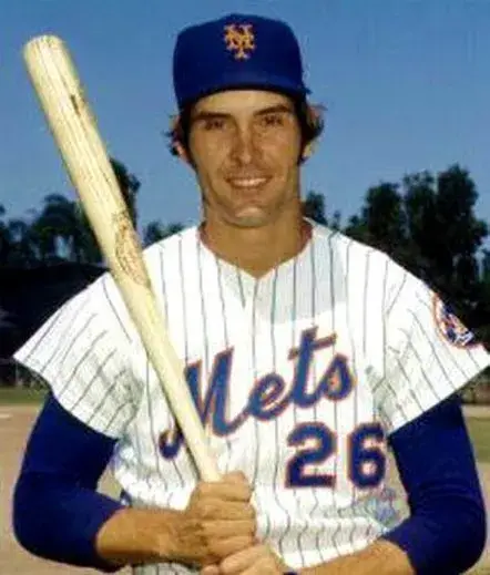 DAVE KINGMAN New York Mets 1975 Home Majestic Baseball Throwback Jersey 