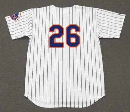 DAVE KINGMAN New York Mets 1975 Home Majestic Baseball Throwback Jersey 