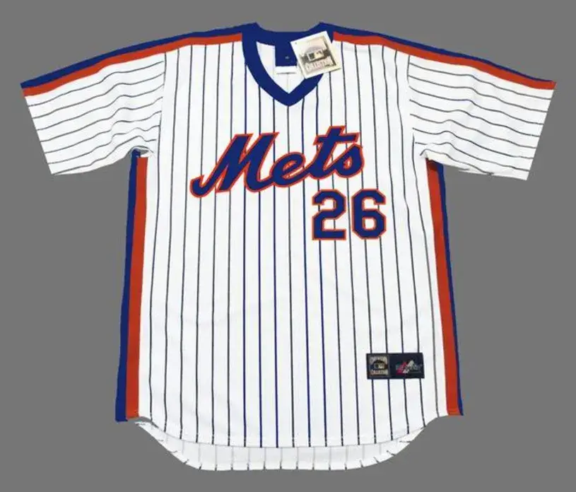 DAVE KINGMAN New York Mets 1983 Majestic Cooperstown Home Baseball Jersey