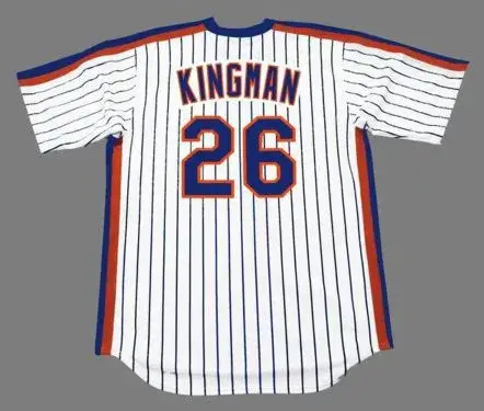 DAVE KINGMAN New York Mets 1983 Majestic Cooperstown Home Baseball Jersey 