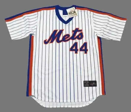 DAVID CONE New York Mets 1987 Majestic Cooperstown Home Baseball Jersey