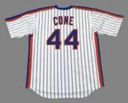 DAVID CONE New York Mets 1987 Majestic Cooperstown Home Baseball Jersey 