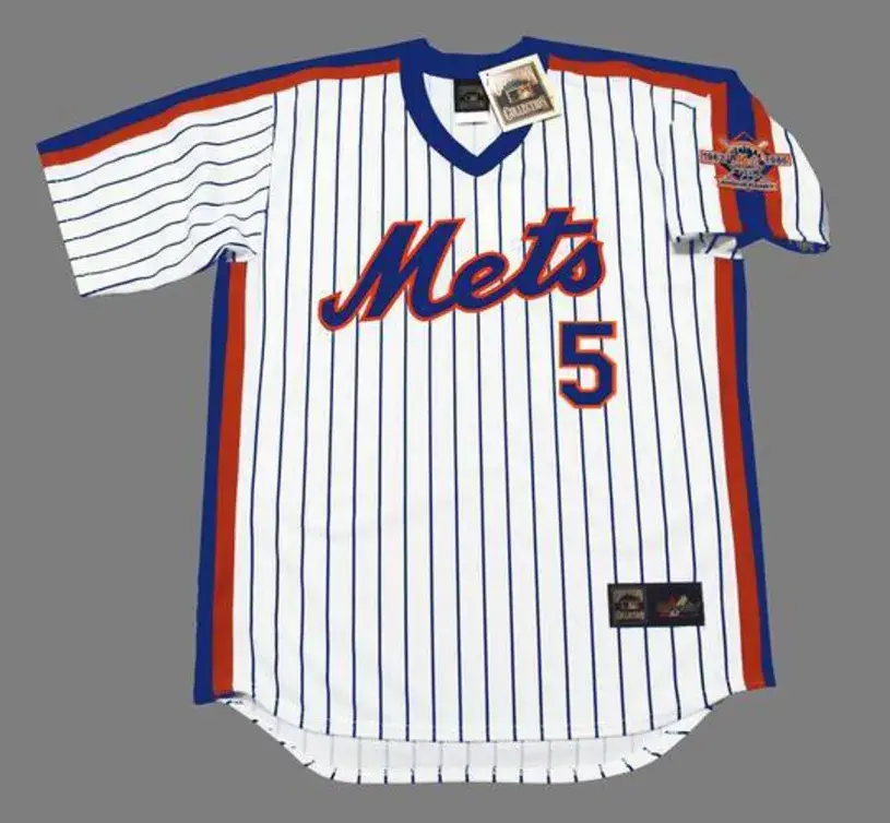 DAVID WRIGHT New York Mets 1986 Majestic Throwback Home Baseball Jersey
