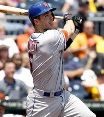 DAVID WRIGHT New York Mets 1987 Majestic Cooperstown Away Baseball Jersey 