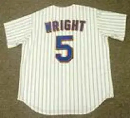 DAVID WRIGHT New York Mets 2008 Majestic Throwback Home Baseball Jersey 