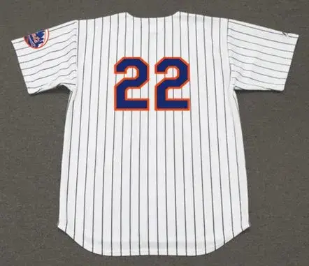 DON CLENDENON New York Mets 1969 Home Majestic Baseball Throwback Jersey 