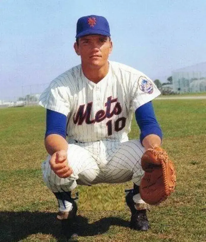 DUFFY DYER New York Mets 1969 Home Majestic Baseball Throwback Jersey 
