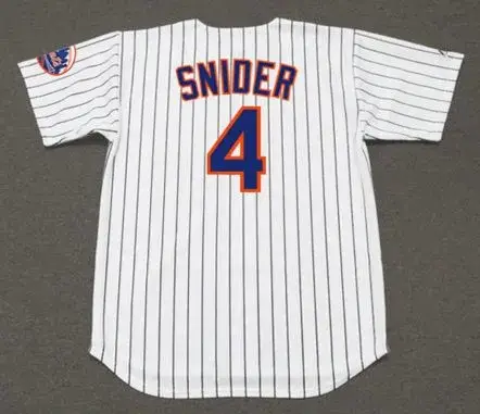 DUKE SNIDER New York Mets 1963 Home Majestic Baseball Throwback Jersey 