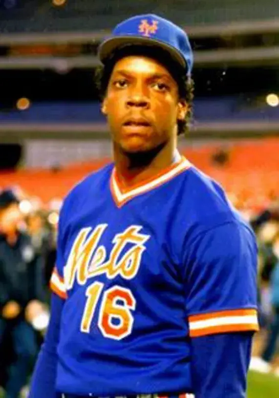 DWIGHT GOODEN New York Mets 1985 Majestic Cooperstown Throwback “St. Patty’s Day” Baseball Jersey 