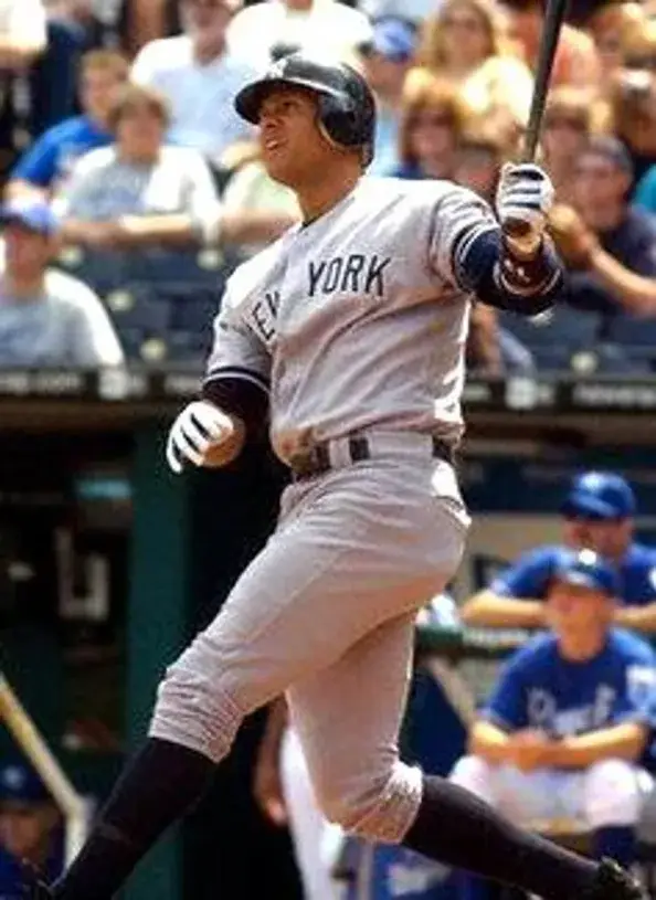 ALEX RODRIGUEZ New York Yankees 2005 Away Majestic Throwback Baseball Jersey 