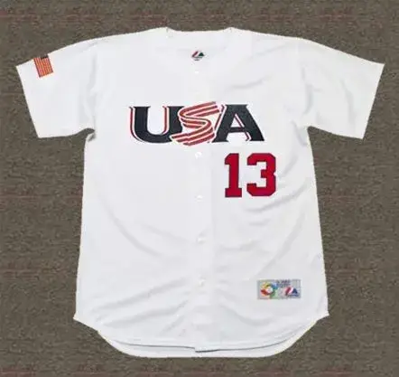 ALEX RODRIGUEZ USA 2006 World Baseball Classic Throwback Jersey