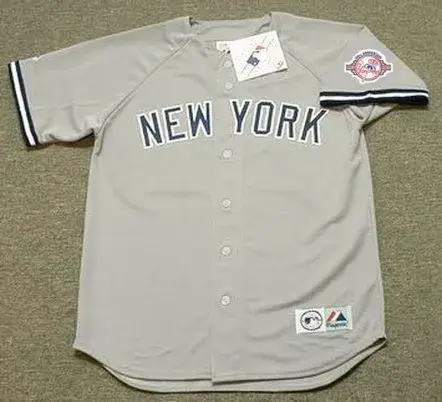 ANDY PETTITTE New York Yankees 2003 Away Majestic Throwback Baseball Jersey