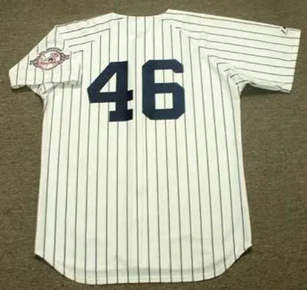 ANDY PETTITTE New York Yankees 2003 Home Majestic Throwback Baseball Jersey 