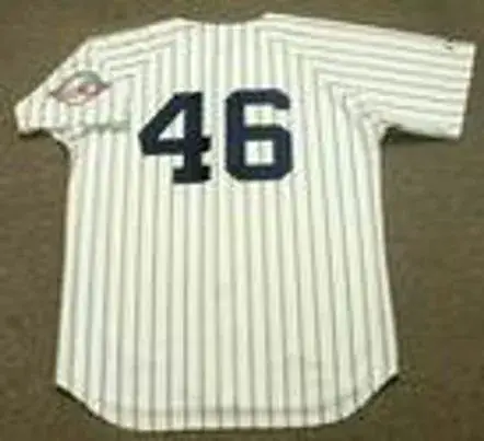 ANDY PETTITTE New York Yankees 2003 Home Majestic Throwback Baseball Jersey 