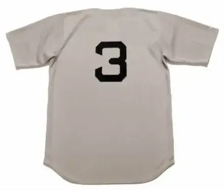 BABE RUTH New York Yankees 1929 Away Majestic Throwback Baseball Jersey