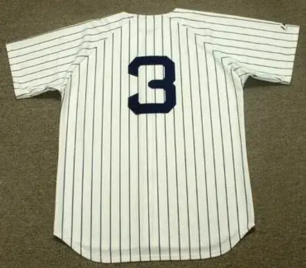 BABE RUTH New York Yankees Home Majestic Throwback Baseball Jersey 