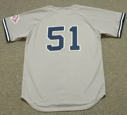 BERNIE WILLIAMS New York Yankees 2003 Away Majestic Throwback Baseball Jersey 