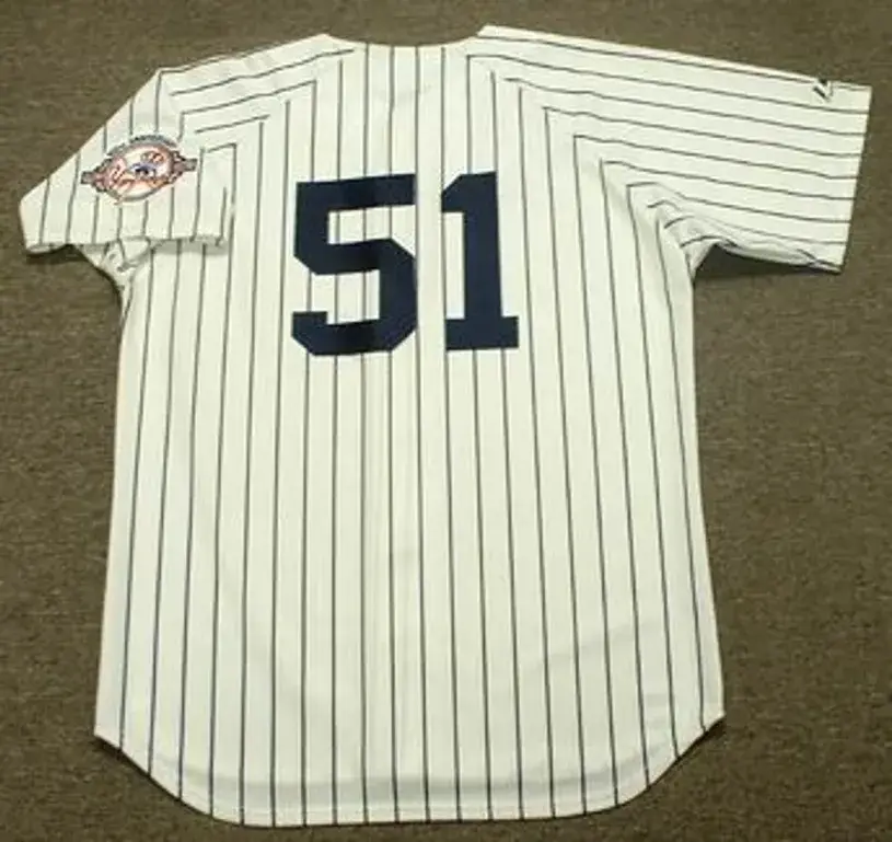 BERNIE WILLIAMS New York Yankees 2003 Home Majestic Throwback Baseball Jersey 