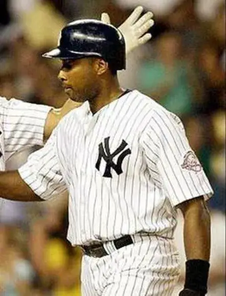 BERNIE WILLIAMS New York Yankees 2003 Home Majestic Throwback Baseball Jersey 