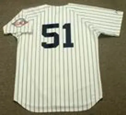 BERNIE WILLIAMS New York Yankees 2003 Home Majestic Throwback Baseball Jersey 