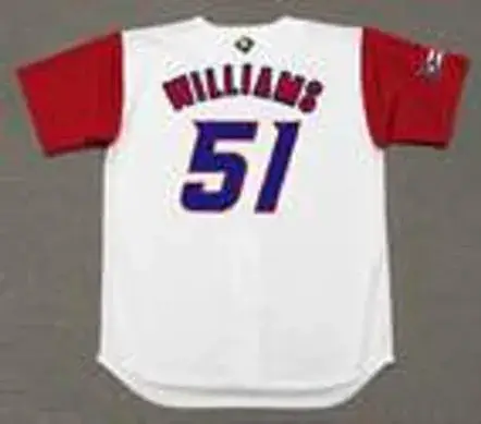 BERNIE WILLIAMS Puerto Rico 2006 World Baseball Classic Throwback Jersey 