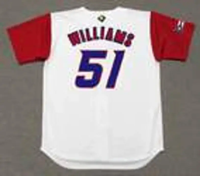 BERNIE WILLIAMS Puerto Rico 2006 World Baseball Classic Throwback Jersey 