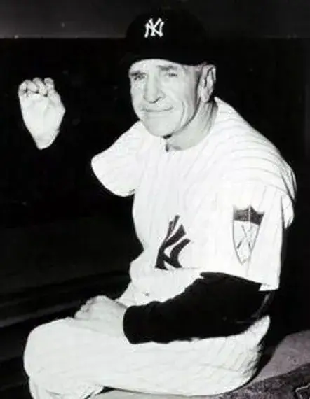 CASEY STENGEL New York Yankees 1951 Home Majestic Throwback Baseball Jersey 
