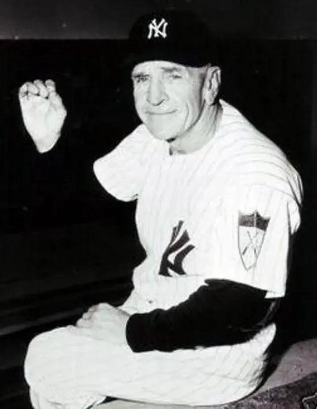 CASEY STENGEL New York Yankees 1951 Home Majestic Throwback Baseball Jersey 