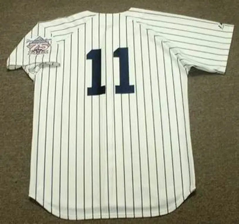 CHUCK KNOBLAUCH New York Yankees 1998 Home Majestic Throwback Baseball Jersey 