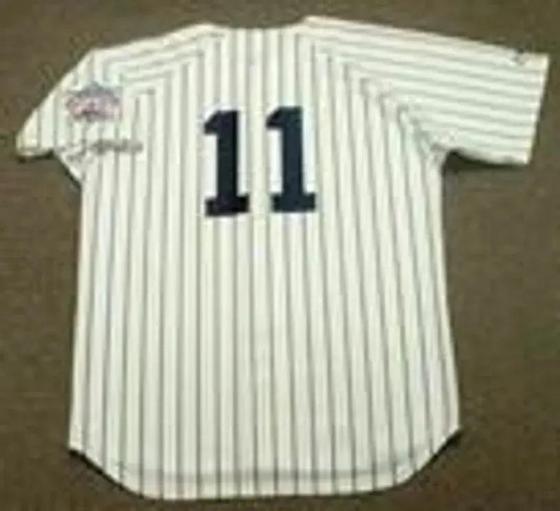 CHUCK KNOBLAUCH New York Yankees 1998 Home Majestic Throwback Baseball Jersey 