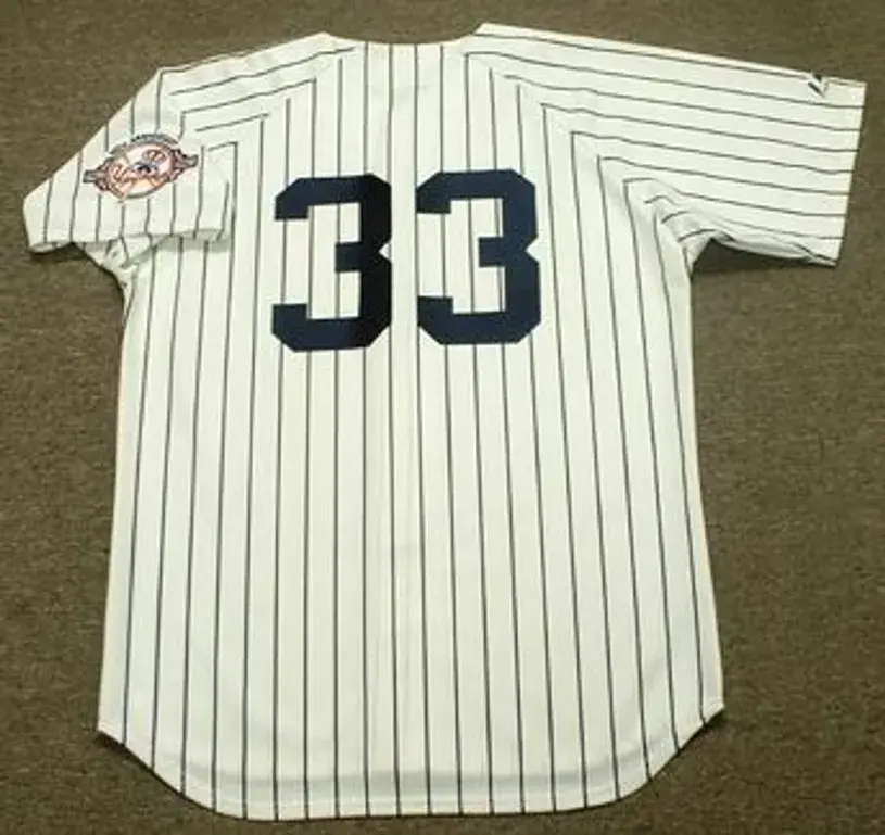 DAVID WELLS New York Yankees 2003 Majestic Cooperstown Home Baseball Jersey 