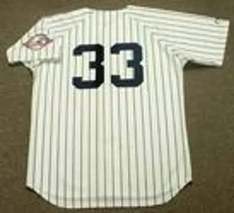 DAVID WELLS New York Yankees 2003 Majestic Cooperstown Home Baseball Jersey 