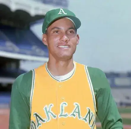 BERT CAMPANERIS Oakland Athletics 1968 Majestic Cooperstown Throwback Jersey 