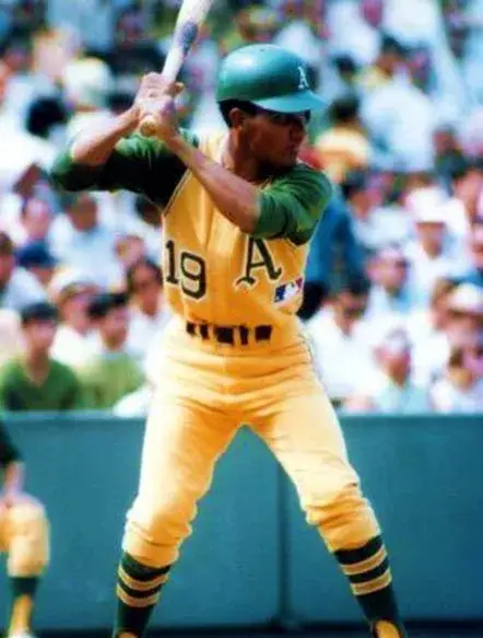 BERT CAMPANERIS Oakland Athletics 1969 Majestic Baseball Throwback Jersey 