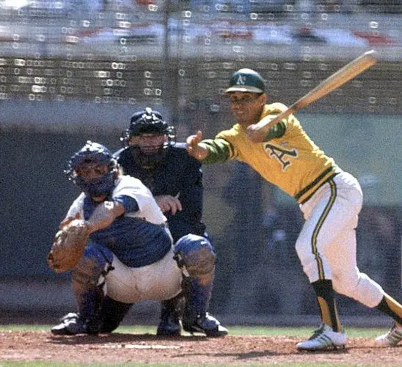 BERT CAMPANERIS Oakland Athletics 1974 Majestic Cooperstown Baseball Jersey 