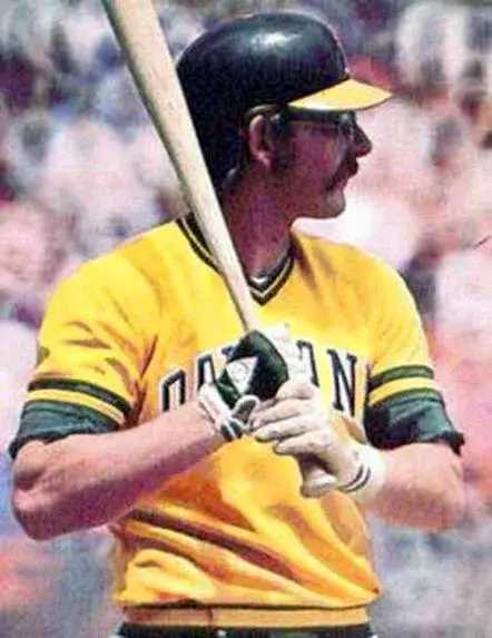 CARNEY LANSFORD Oakland Athletics 1983 Majestic Cooperstown Baseball Jersey 